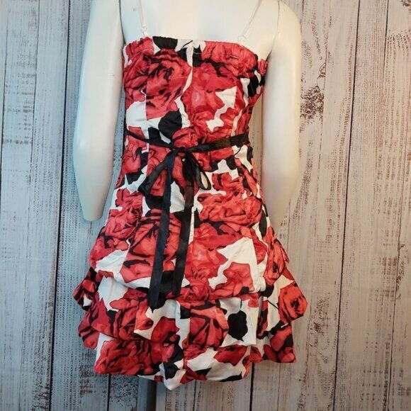 Majora XS Floral Party Ruffle Dress - Picture 3 of 13